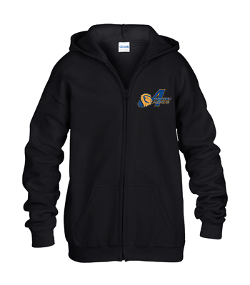 Youth Full Zip Hooded Sweatshirt - Image 2